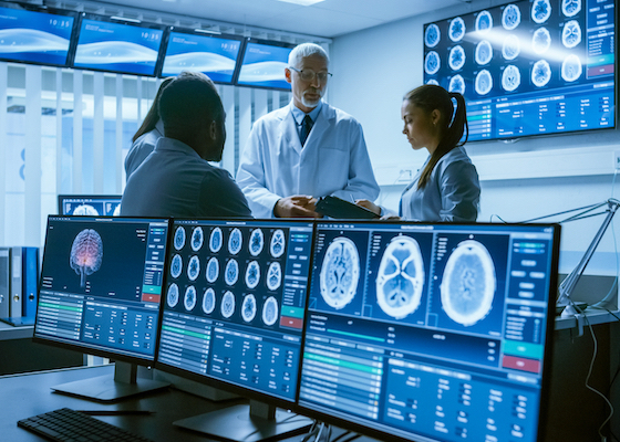 CBA-Inset Radiologists discussing diagnostic imaging results